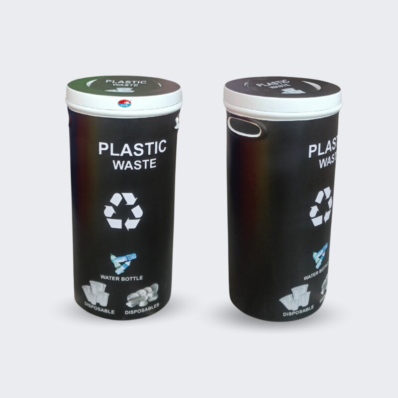Gfg office dustbin-60l | with swing lid | for indoor and outdoor spaces - image 3