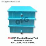 GFG chemical dosing tank