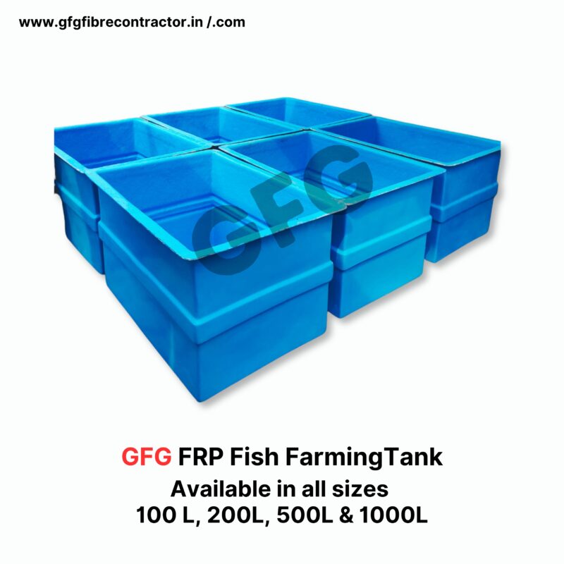 Gfg frp fish farming industry tank | 100l-1000l
