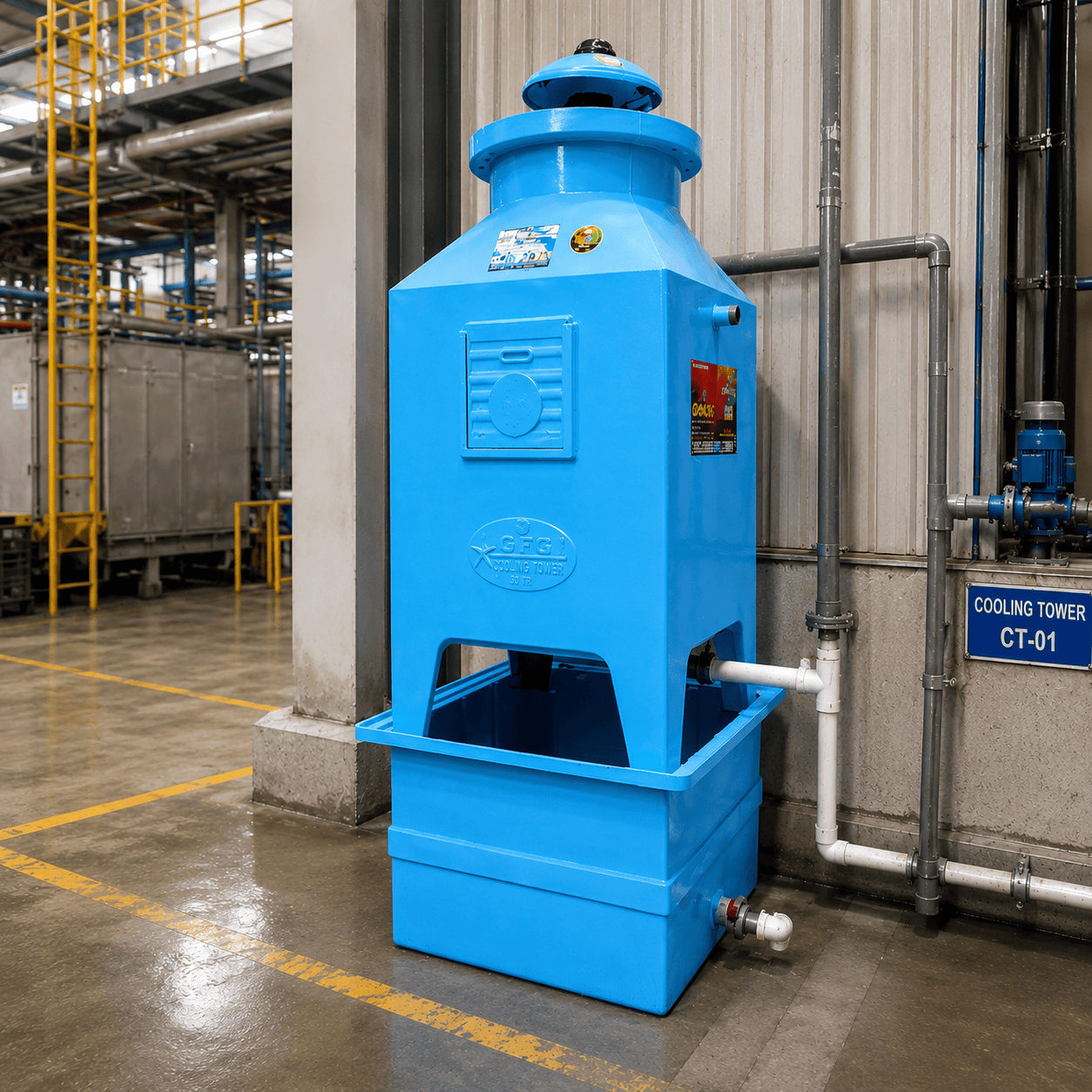Industrial cooling tower